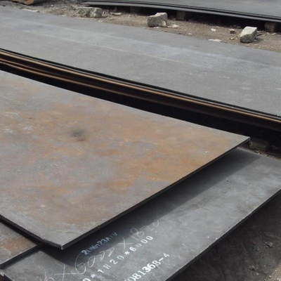 Placa de acero laminado en caliente Ss400 Q235B de espesor 0,7 mm-300 mm, simple o aceitada