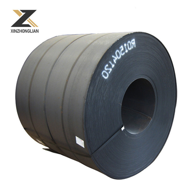 S235JR A36 St37 Q235 SS400 Bobina de acero laminada en caliente para rendimiento normal o aceitado