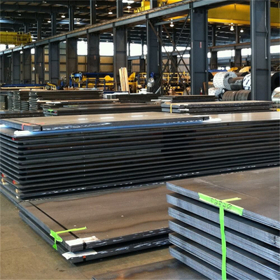 A36 Q345 S355 Ms Plata de acero negro de chapa metálica laminada en caliente de acero bajo en carbono