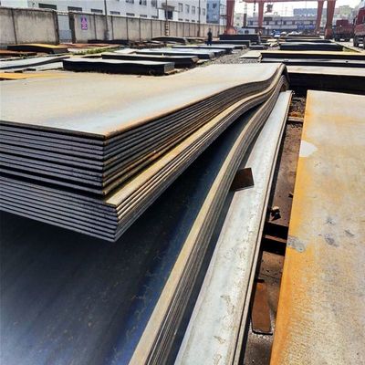 Plancha de acero al carbono de construcción naval A36/Q235/S235jr/Ss400 Superficie negra Plancha de hierro de chapa laminada en caliente