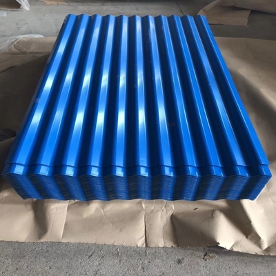 DX51D SGCC Grado 0.12-0.85mm PPGI/PPGL/Gi Hoja corrugada 30-150g Panel de techo galvanizado con inmersión en caliente Hojas de techo revestidas de acero