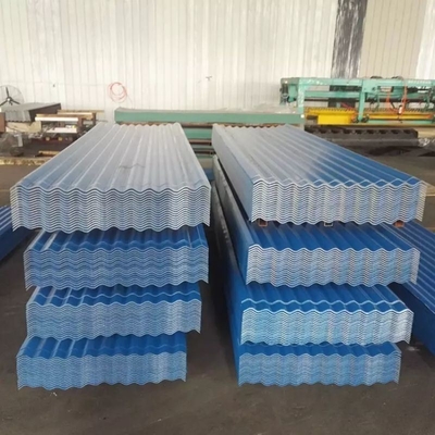 DX51D SGCC Grado 0.12-0.85mm PPGI/PPGL/Gi Hoja corrugada 30-150g Panel de techo galvanizado con inmersión en caliente Hojas de techo revestidas de acero