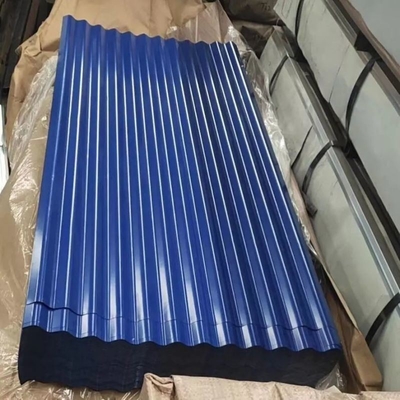 DX51D SGCC Grado 0.12-0.85mm PPGI/PPGL/Gi Hoja corrugada 30-150g Panel de techo galvanizado con inmersión en caliente Hojas de techo revestidas de acero
