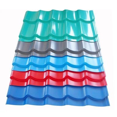 Cubierta de acero pre-pintada con color Dx532D para cubierta de metal corrugado galvanizado