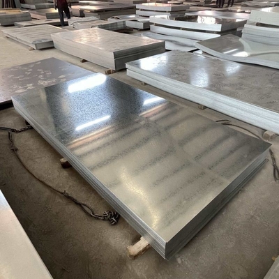 Hoja de acero galvanizado revestida con zinc de alta resistencia, longitud 2000-6000 mm o personalizada