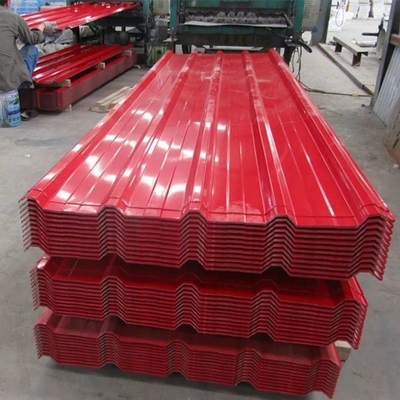 600-2000mm Dx51d Dx52D SGCC Hoja de techo de acero galvanizado galvanizado