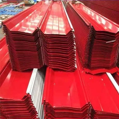 Plancha de acero prepintada de construcción galvanizada con anchura 700-1000 o superficie personalizada