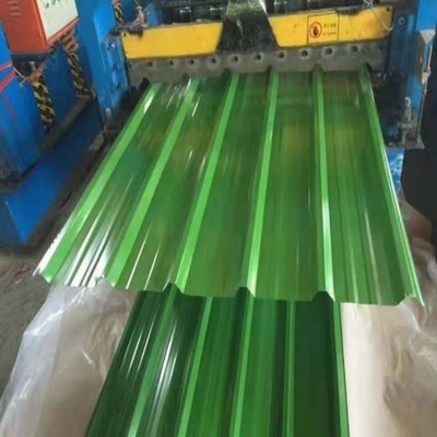 Técnica de galvanizado Dx51d Hoja de techo de acero corrugado prepintada PPGI/PPGL laminada en frío