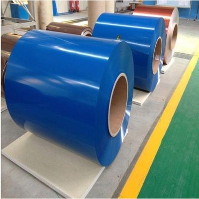 PPGI PPGL bobina recubierta de color sumergida en caliente pre-pintada Tolerancia de bobina de acero galvanizado 1%