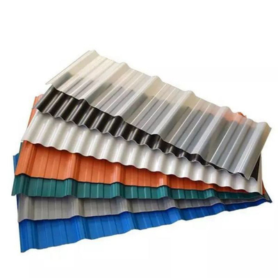 Hojas de techo corrugado PPGI PPGL con JIS ASTM EN GB GOST Normas y stock