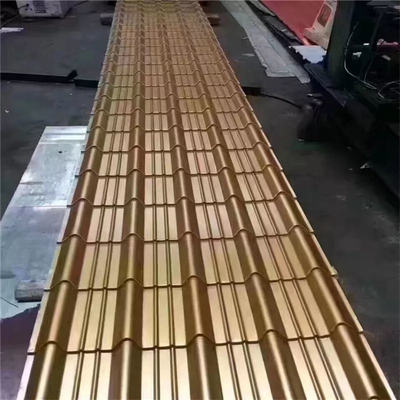 Las hojas de acero corrugado de techo galvanizado Dx52D altamente resistentes a la corrosión