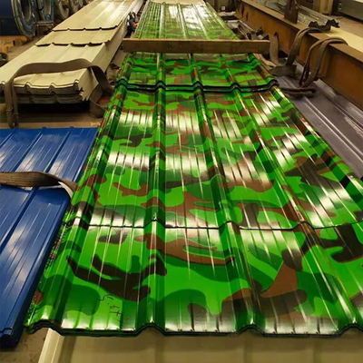 Fecha de entrega negociable Hoja de techo de acero corrugado resistente a la corrosión