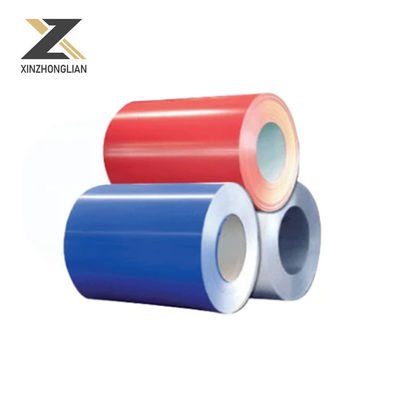 Shandong color revestido de acero bobinas con un 1% de tolerancia y fecha de entrega negociable