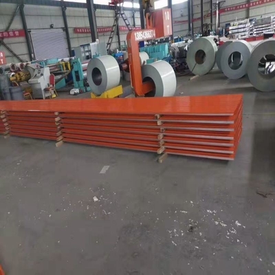 Placa de acero hoja corrugada 0,1-2,0 mm espesor 30-275 g panel de techo galvanizado por inmersión en caliente