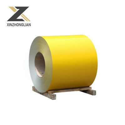 Q195 Q235B bobina de acero galvanizado prepintada con superficie recubierta de color y borde de hendidura
