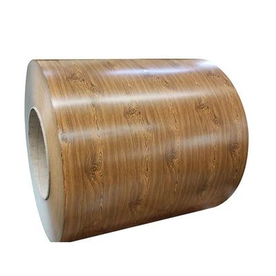 Q195 Q235B bobina de acero galvanizado prepintada con superficie recubierta de color y borde de hendidura