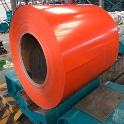 Q195 Q235B bobina de acero galvanizado prepintada con superficie recubierta de color y borde de hendidura