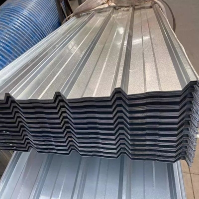 Hoja de techo de metal corrugado revestida con zinc galvanizado 26 28 Gauge Gi Bwg30 Bwg32 G90 G60