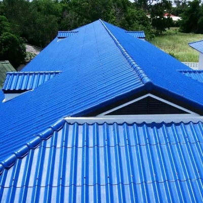Acero resistente al desgaste Galvalume Zinc Hoja de acero Materiales de techo de cubierta corrugada Hoja de techo buena