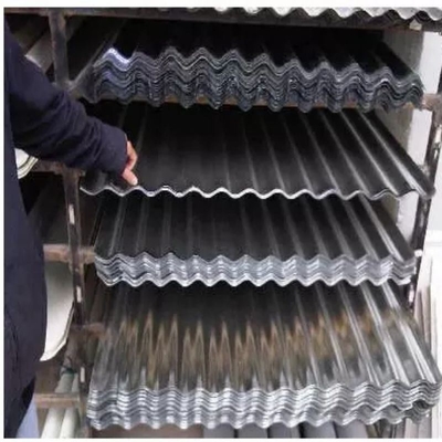 Hoja de techo de acero corrugado de aluminio galvanizado con espesor de 0,1 mm a 1,2 mm