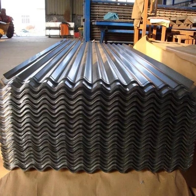 Hoja de techo de acero corrugado de aluminio galvanizado con espesor de 0,1 mm a 1,2 mm