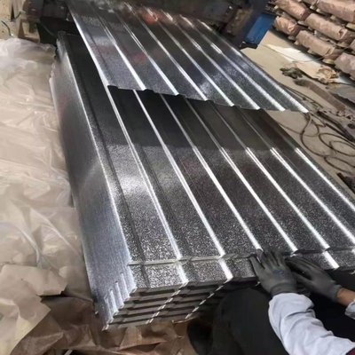 Hoja de techo de acero corrugado galvanizado prepintado 0.1mm-1.2mm longitud personalizable
