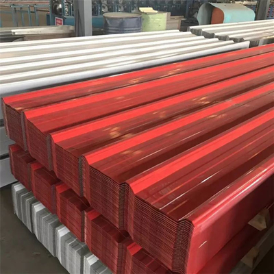 Estructura fuerte 610-1250 mm chapa de acero galvanizado para materiales de construcción