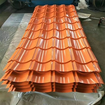 JIS Estándar de acero corrugado zinc galvanizado tejado de hierro Tole hojas para Ghana casa