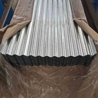 Hoja de techo corrugada electrogalvanizada con número de código Ral o selección de color personalizada