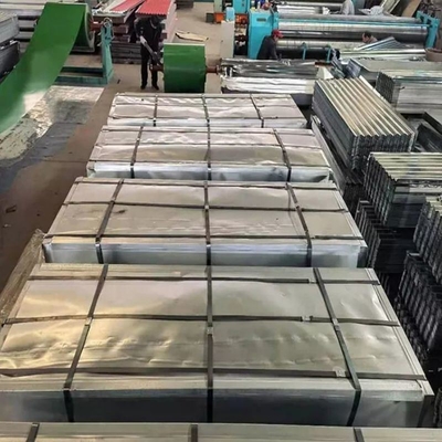 Capa de techo de hierro de zinc Dx51d Z275 Placa de acero galvanizado Dx53D Z150
