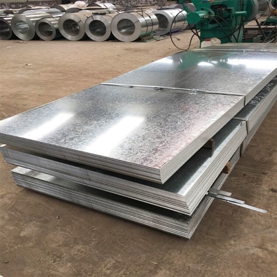 1219/1250/1500/2200mm Dx51d Z275 Hoja de acero galvanizado para techos de material de hierro zinc
