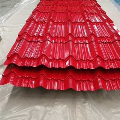 Muestras US 1/kg Hoja de techo de acero corrugado PPGL PPGI de revestimiento galvanizado de colores