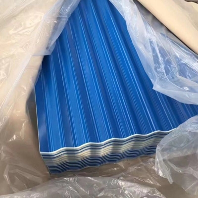 Hoja de techo galvanizado de hierro corrugado de color Hoja de techo galvanizado de zinc PPGI Techo metálico