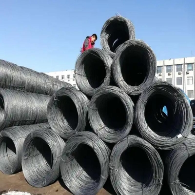 Rodas de alambre de metal de superficie negra de acero al carbono para envases de galvanizado en caliente DIP