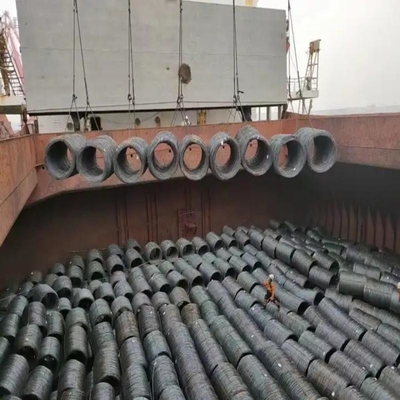Rodas de alambre de metal de superficie negra de acero al carbono para envases de galvanizado en caliente DIP