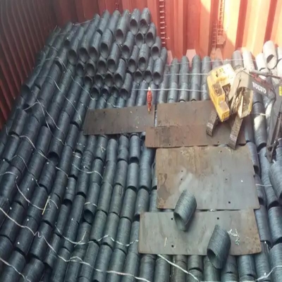 Rodas de alambre de metal de superficie negra de acero al carbono para envases de galvanizado en caliente DIP