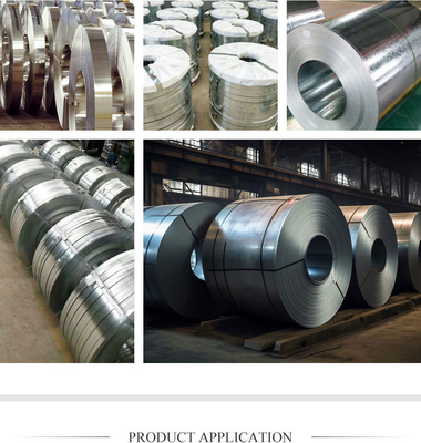 Personalización Dx51d Dx52D Dx53D CGCC SGCC Z275 0.12-4.0 bobina de acero galvanizado DIP caliente