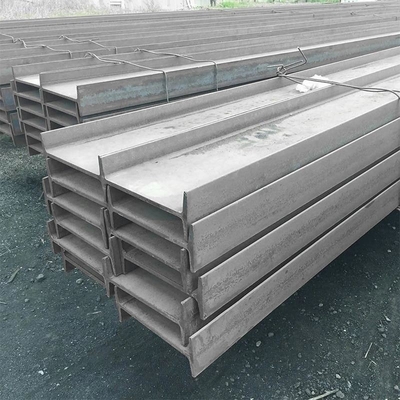 Profile de acero ASTM A36 laminado en caliente galvanizado soldado con viga I para aplicaciones industriales
