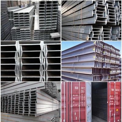 S235jr S275jr S355jr Q235 Q355 viga de acero laminada en caliente/en frío para acero estructural personalizado