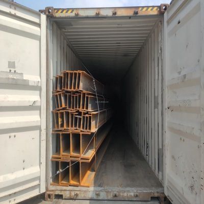 Las vigas H laminadas en caliente 100 mm 20 mm S235jr A36 S275jr S longitud 12m o vigas H personalizadas 150X150 para la construcción naval