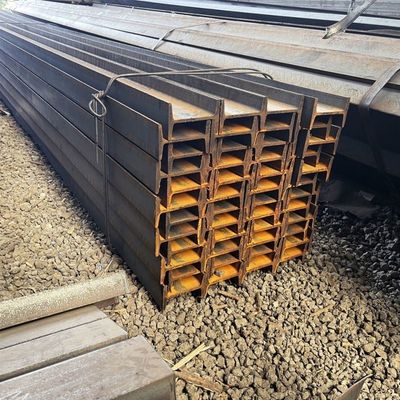 ASTM A36 JIS Galvanizado en caliente con vigas H soldadas S235jr Acero estructural con vigas I Ss400 U para la construcción