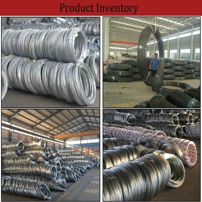 Rodas de alambre de acero con bajo contenido de carbono recubridas con zinc, sumergidas en caliente, galvanizadas, galvanizadas y tiradas en frío