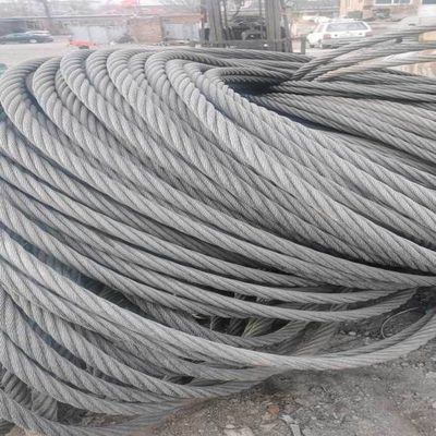 Cables de alambre galvanizado de hebras redondas 1*7 7*7 1*19 7*19 6*12 6*19 6*37 FC Iwrc Cables de ascensor