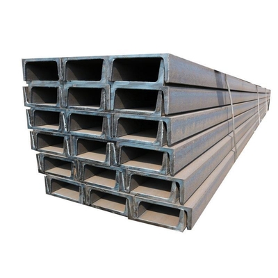 Material de carbono galvanizado en forma de U, acero de canal C laminado en caliente con anchura de 40-550 mm