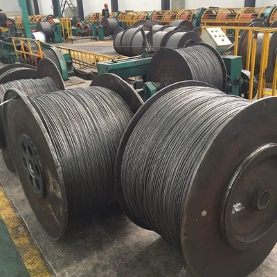 Técnica de apagado 7/1.0 mm 7/1.6 mm Filamento de alambre de acero para línea de transmisión de energía