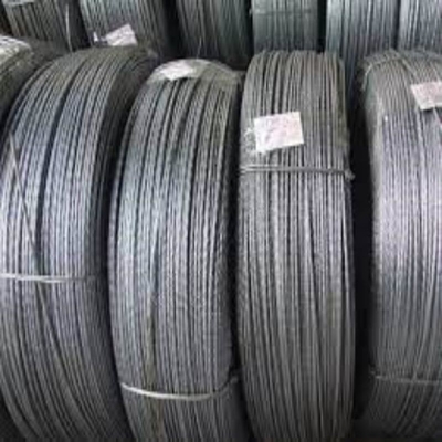 Técnica de apagado 7/1.0 mm 7/1.6 mm Filamento de alambre de acero para línea de transmisión de energía