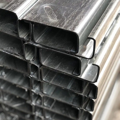 Tamaños de los canales U de acero galvanizado de viga ZC con superficie de rodadura en caliente