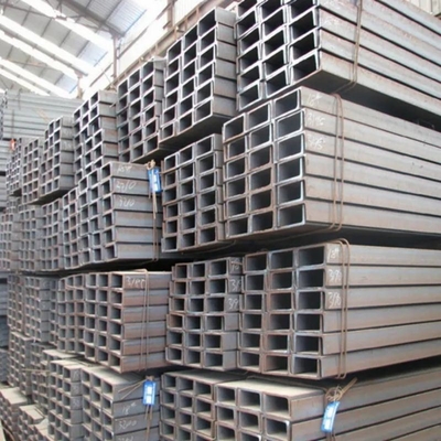 5-12m longitud de la viga U laminada en caliente canal S275jr S355jr Ss400 St37 St52 estructura de acero galvanizado Q235 canal de acero personalización