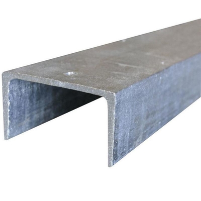 5-12m longitud de la viga U laminada en caliente canal S275jr S355jr Ss400 St37 St52 estructura de acero galvanizado Q235 canal de acero personalización