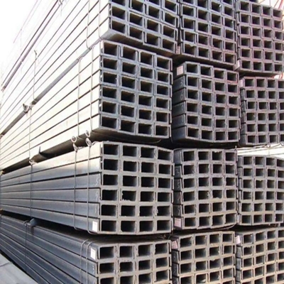 5-12m longitud de la viga U laminada en caliente canal S275jr S355jr Ss400 St37 St52 estructura de acero galvanizado Q235 canal de acero personalización
